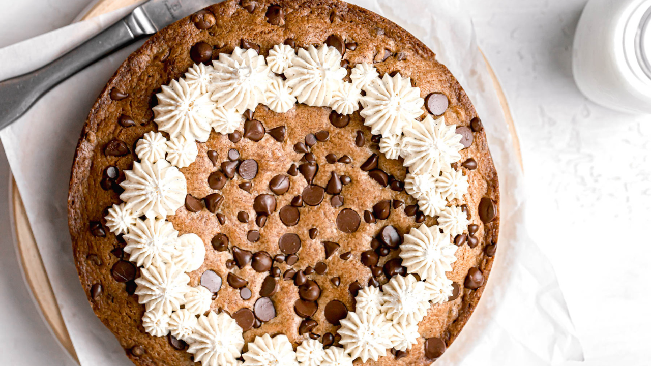 Brown Butter Chocolate Chip Cookie Cake - Sloane's Table
