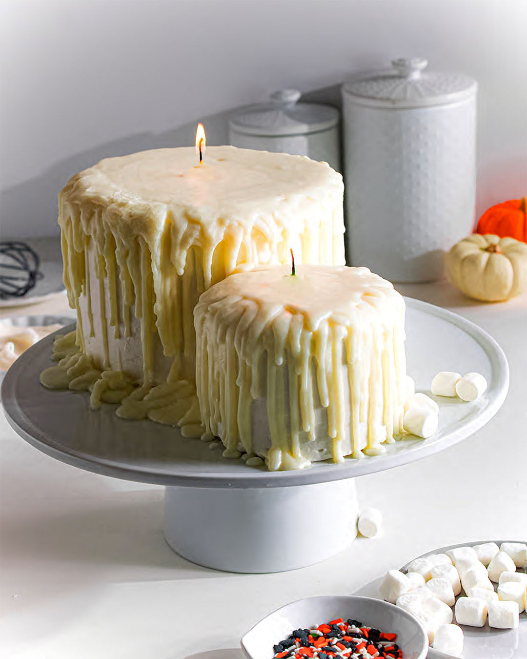 Halloween Candle Cake