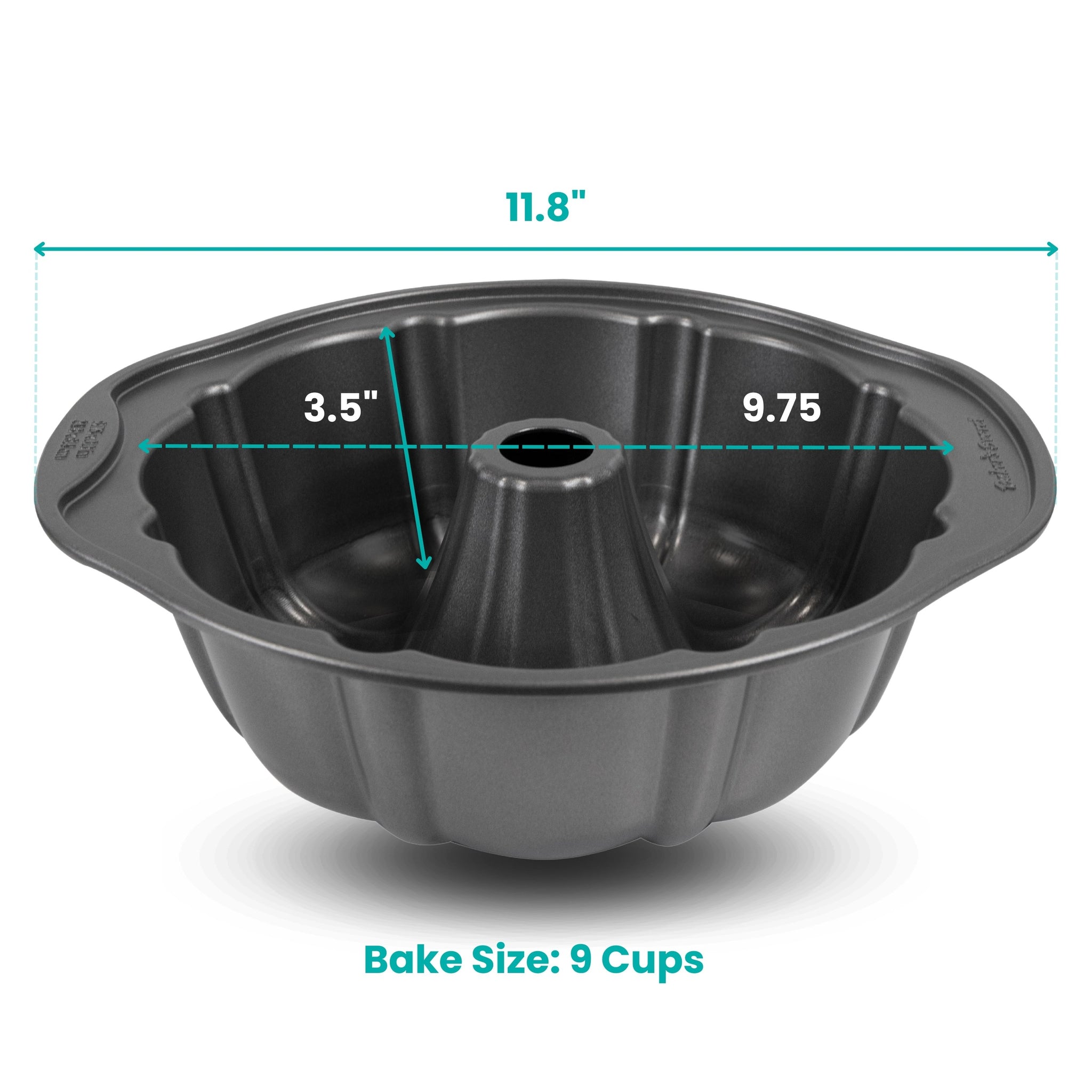 Fluted Cake Pan 9.75"  Cake Pans & Molds - Baker's Secret