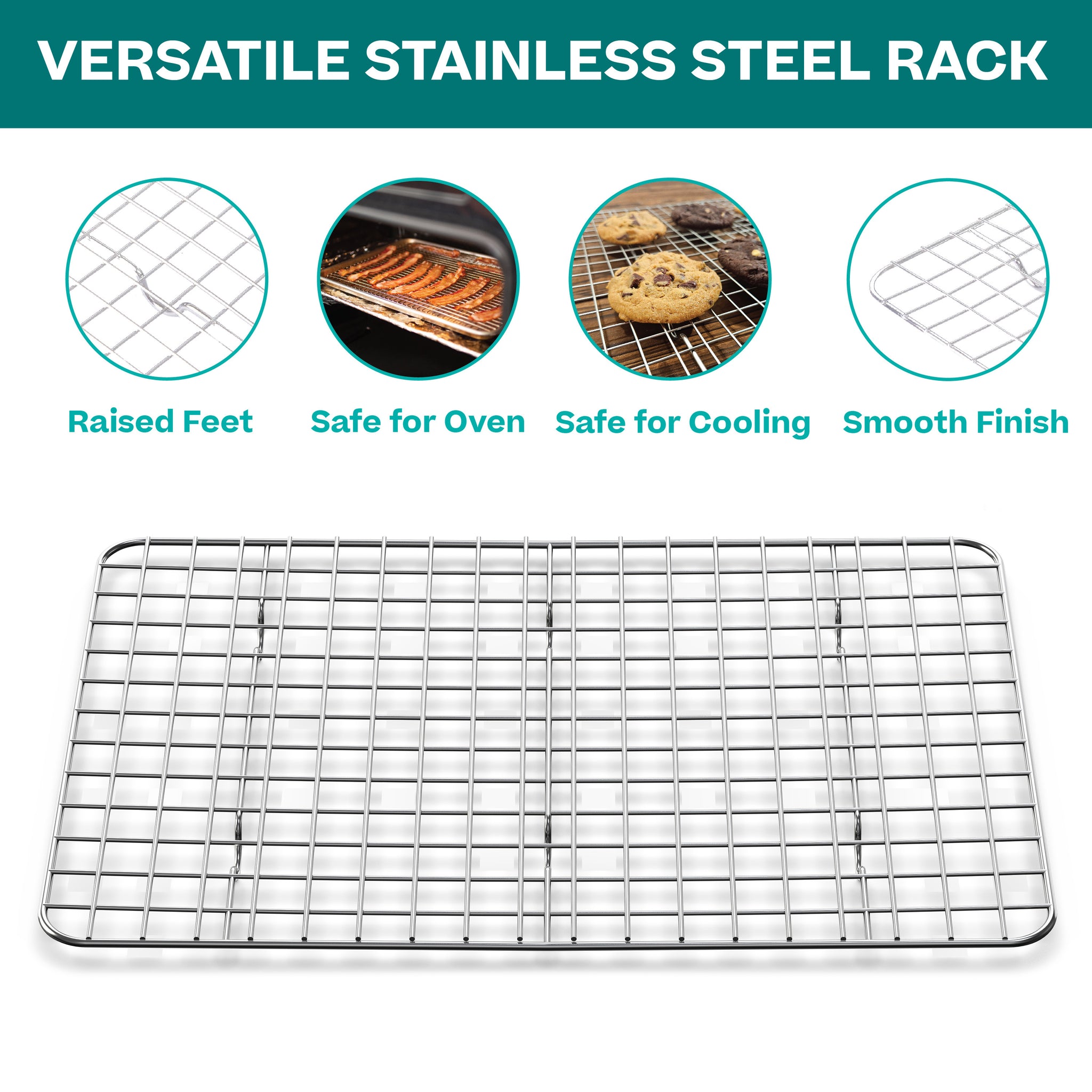 18" Cookie Sheet and Cooling Rack  Baking & Cookie Sheets - Baker's Secret