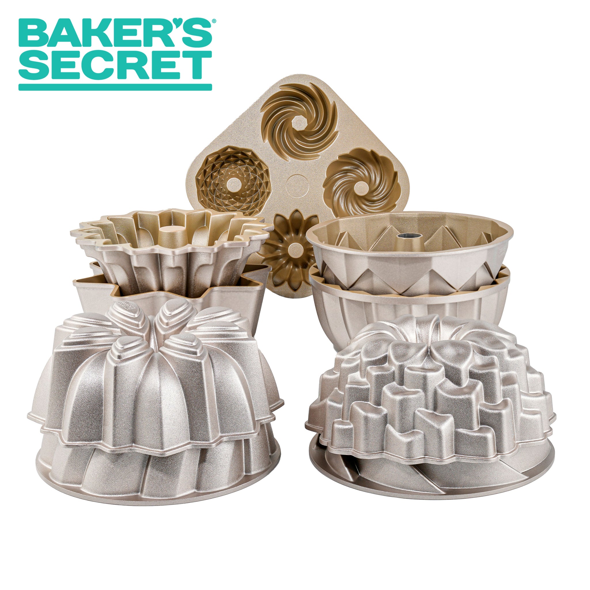 Bundt Cake Pan, Perfect for Bundt Cakes, Die Cast Aluminum, Cake Pan -  (Bloom), 1pc - Kroger