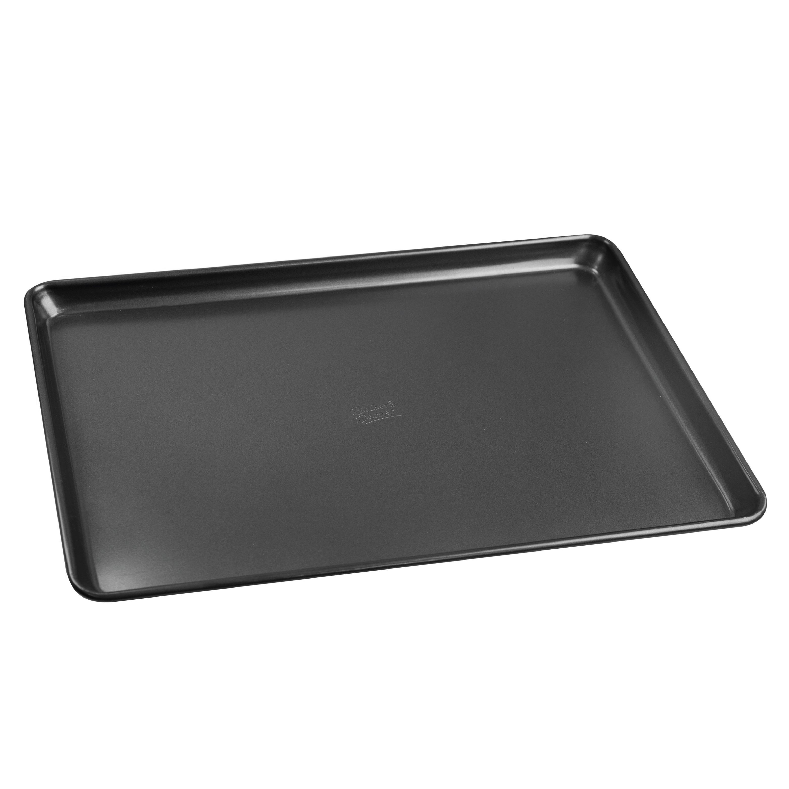 Baker s Secret Nonstick Small Size Cookie Sheet 13 inch x 9 inch Carbon Steel Small Size Cookie Tray 2 Layers Food Grade Coating Non Stick Cookie