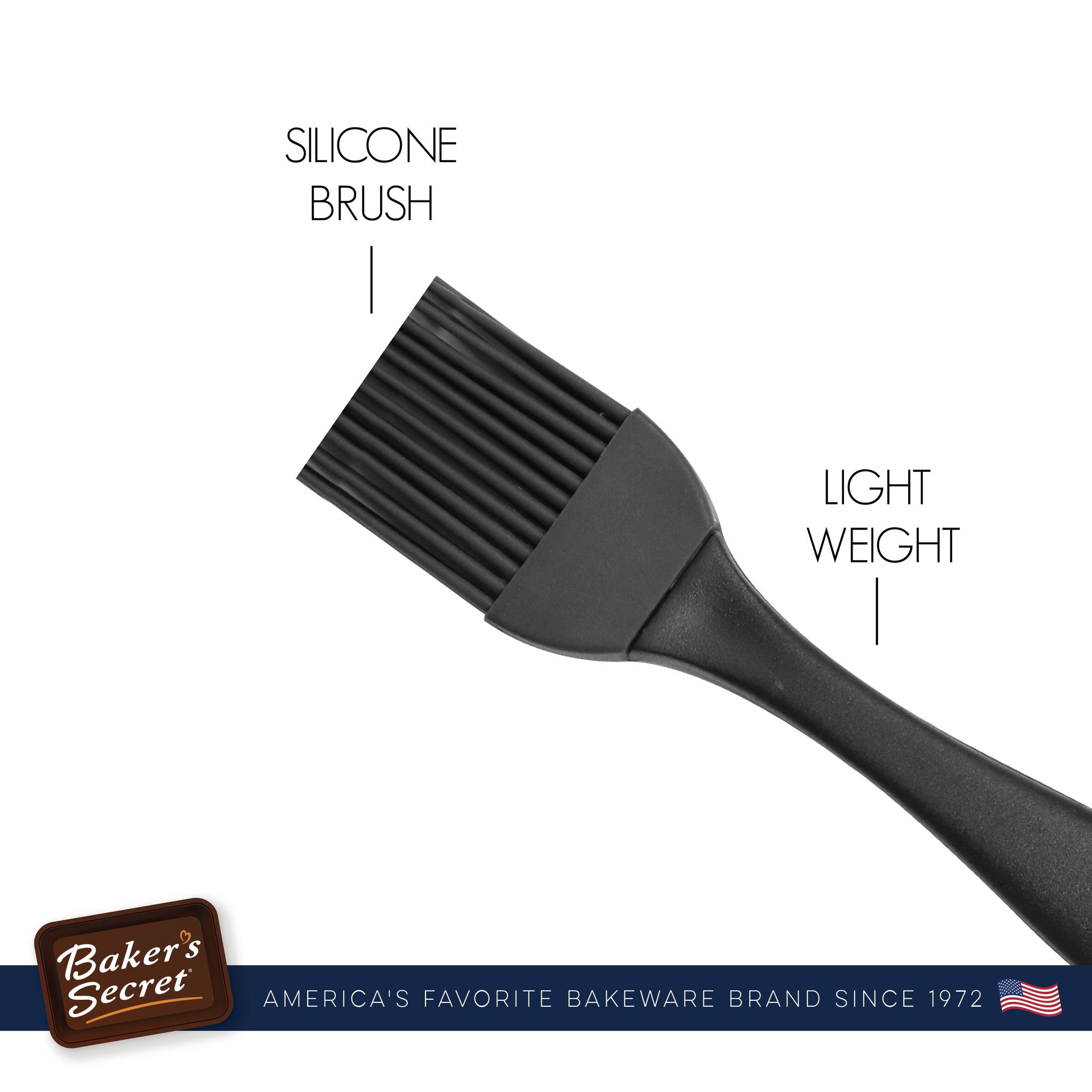 Baker's Secret Silicone Brushes Set of 2 - Kitchen Tools