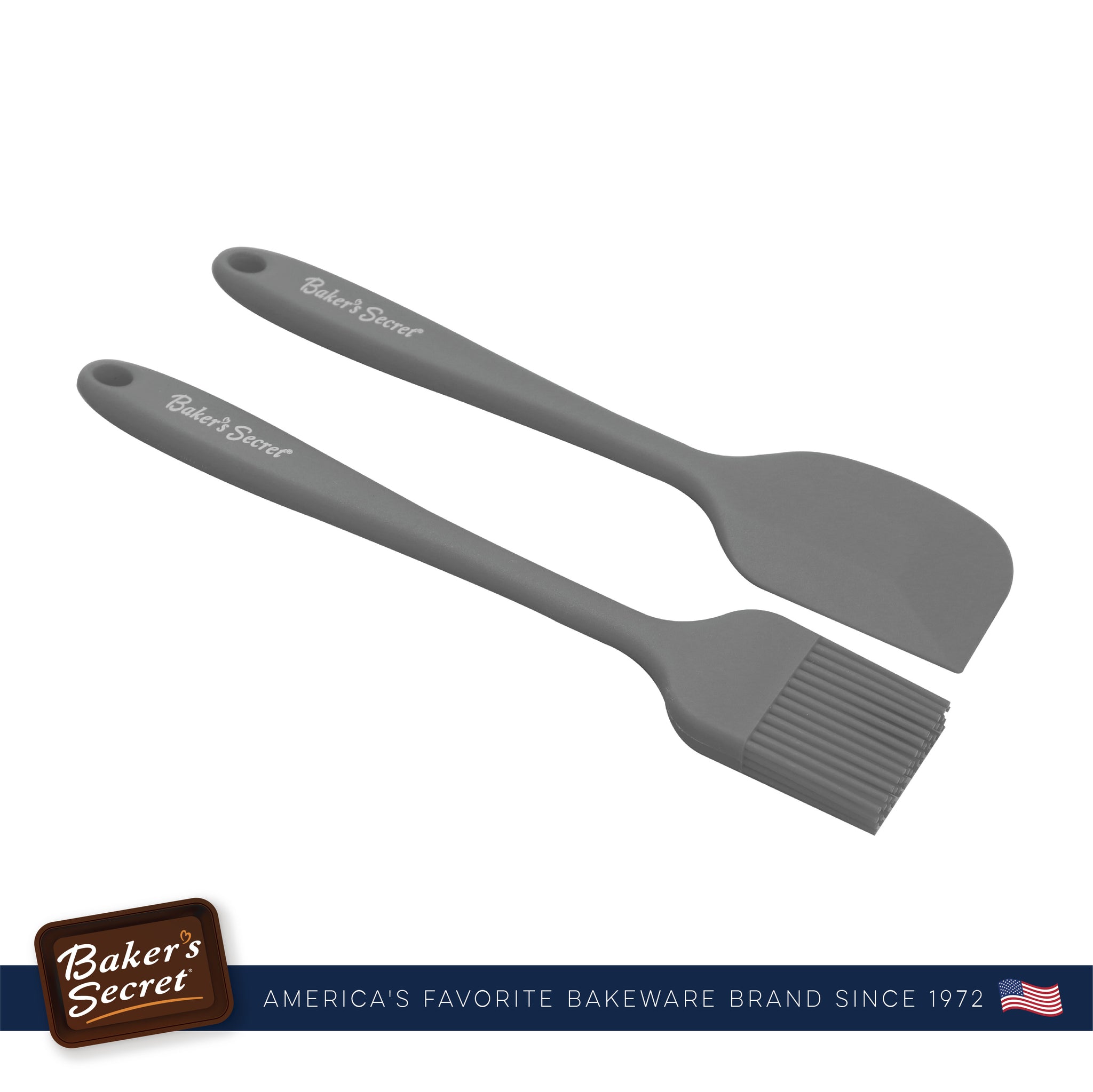 Baker's Secret Brush & Spatula Set of 2 - Kitchen Tools