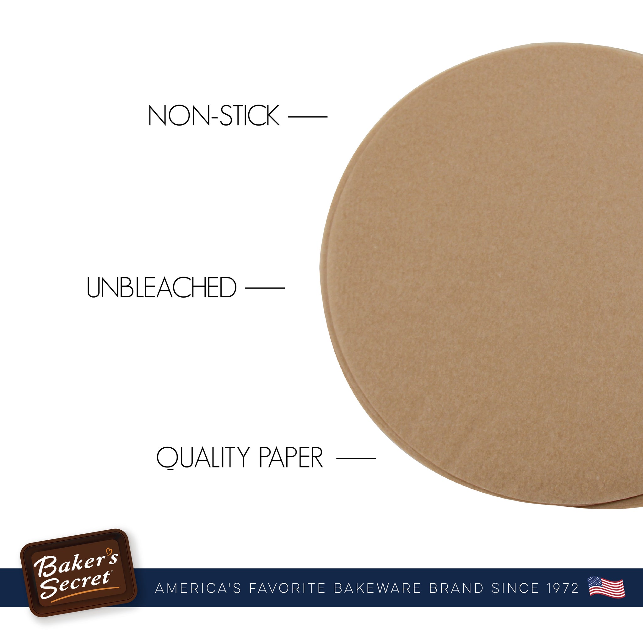 Parchment Paper Baking Sheets by Baker's Signature | Precut Silicone Coated  & Unbleached – Will Not Curl or Burn – Non-Toxic & Comes in Convenient