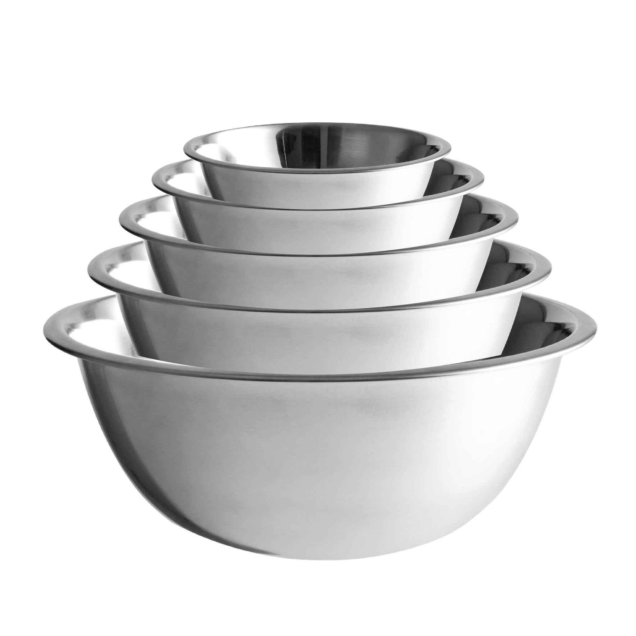 Choice Standard Stainless Steel Mixing Bowl (select size below)