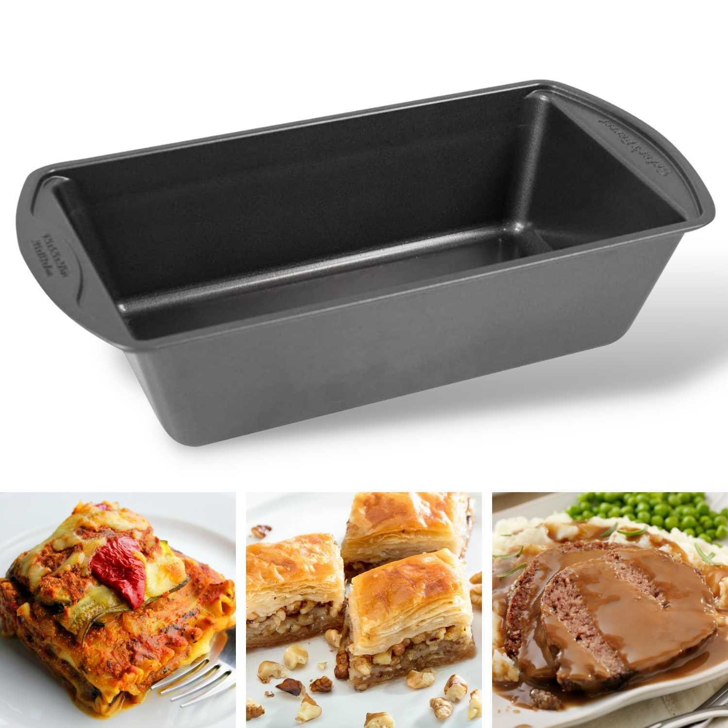 New Crofton Collapsable Silicone non-stick Baking Bread Loaf pan Cw